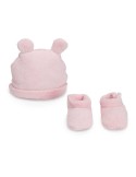 Teddy Baby Hat-Booties Set