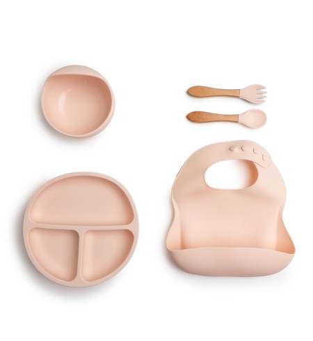 Set de Vajilla Ecológica para Bebé de Silicona
