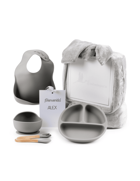 Diaper Cake + Silicone Tableware