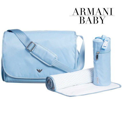 Armani Baby Diaper Bag | Luxury & Stylish Baby Gift – Bebedeparis.com