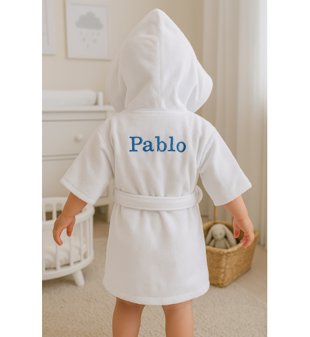 Cosmetic Set and Personalized Bathrobe for Baby | Premium Newborn Gift