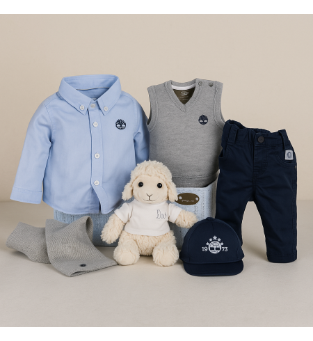 Timberland Elegant Baby Outfit | Designer Newborn Clothing Set
