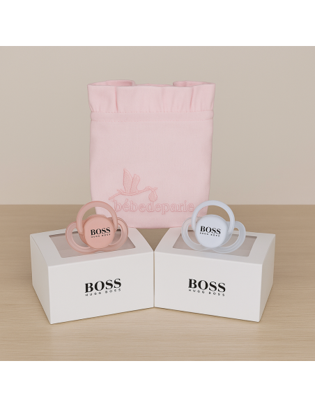 Hugo Boss Twin Pacifier Set