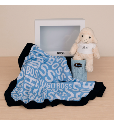 Hugo Boss Baby Blanket Set | Soft & Stylish Baby Gift – Bebedeparis.com