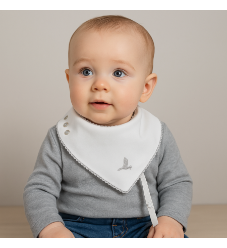 Baby Bandana Bib | Stylish & Absorbent Accessory for Newborns