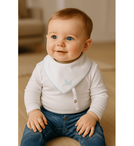 Baby Bandana Bib | Stylish & Absorbent Accessory for Newborns