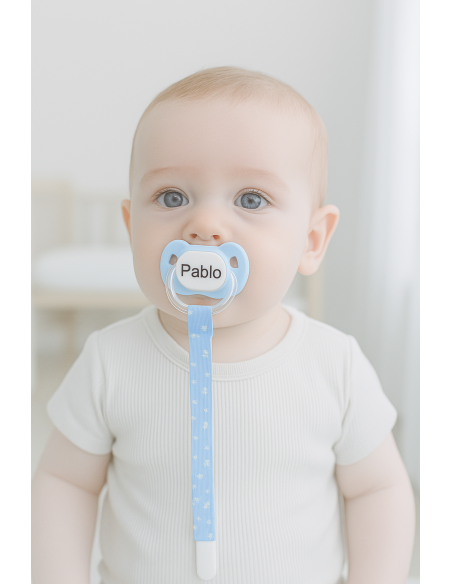 Personalized Pacifier with Pacifier Clip | Unique Newborn Gift – Bebedeparis.com