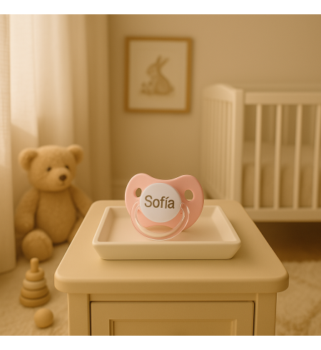 Personalized Pacifier with Pacifier Clip | Unique Newborn Gift – Bebedeparis.com