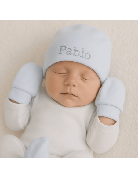 Baby Hat & Booties Set – Bear Design | Soft & Adorable Gift – Bebedeparis.com