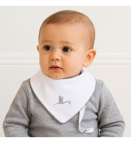 Baby Bandana Bib | Stylish & Absorbent Accessory for Newborns