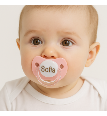 Muslin, Bib and Personalized Pacifier | Perfect Newborn Gift Set