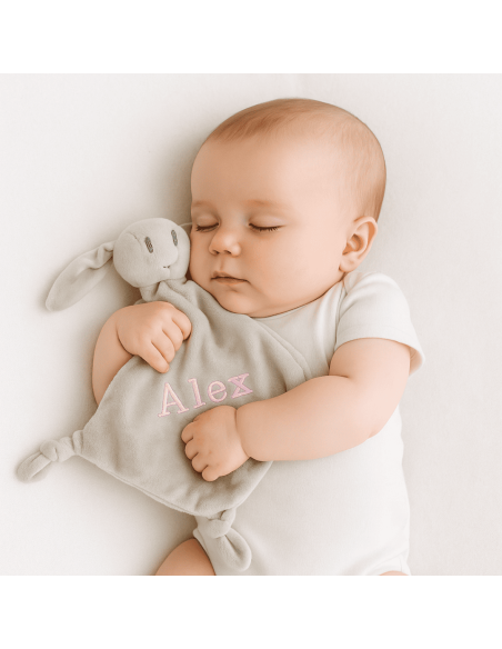 Baby Handprint Photo Frame & Personalized Comforter | Memorable Newborn Gift
