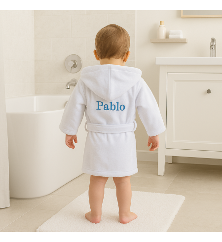 Cosmetic Set and Personalized Bathrobe for Baby | Premium Newborn Gift