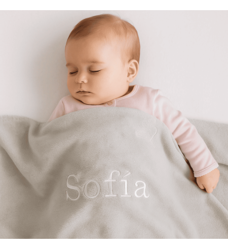 Personalized Hat, Mittens, Booties and Named Pacifier + Teddy Bear | Newborn Gift Set