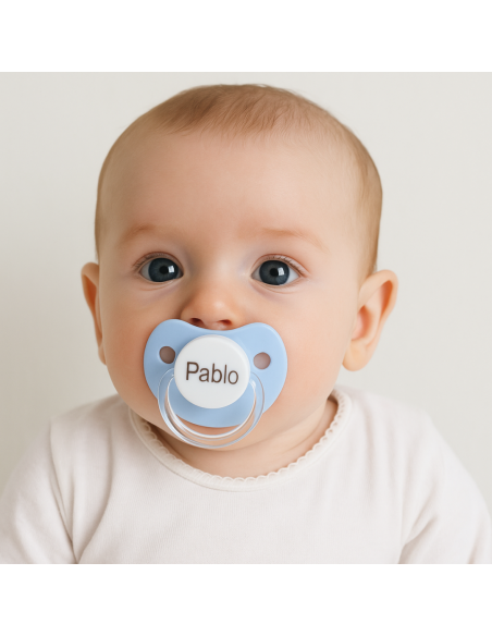 Gift Box with Pacifier, Embroidered Dou-Dou and Silicone Clip – Perfect for Baby