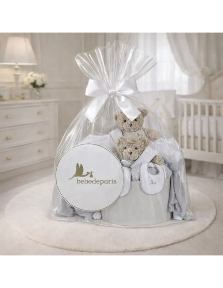 Classic Baby Hamper for Twins | Elegant Newborn Gift Set – Bebedeparis.com