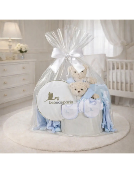 Classic Baby Hamper for Twins | Elegant Newborn Gift Set – Bebedeparis.com