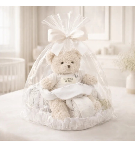 Motorcycle Diaper Cake with Biker Bear | Fun & Unique Baby Gift – Bebedeparis.com