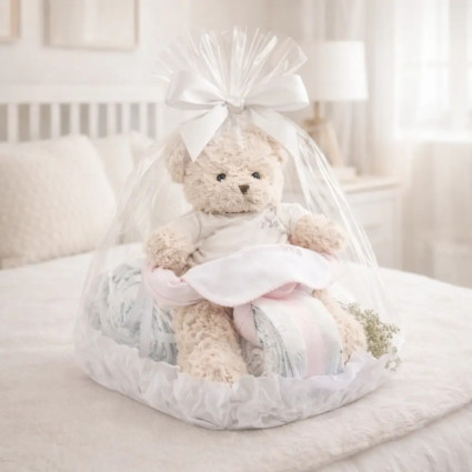 Motorcycle Diaper Cake with Biker Bear | Fun & Unique Baby Gift – Bebedeparis.com