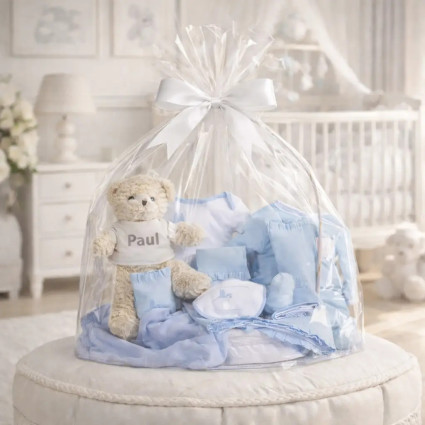 Classic Baby Hamper | Elegant Newborn Gift Basket – Bebedeparis.com