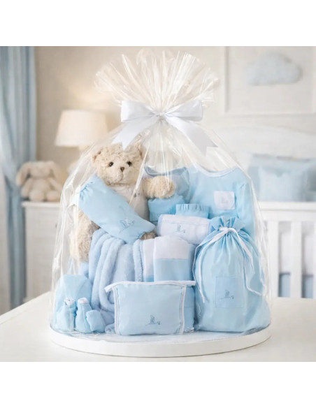 Classic Full Baby Hamper | Elegant & All-in-One Newborn Gift – Bebedeparis.com