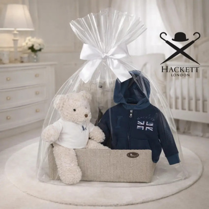 Hackett Baby Sweatshirt Set | Modern & Branded Gift Hamper – Bebedeparis.com