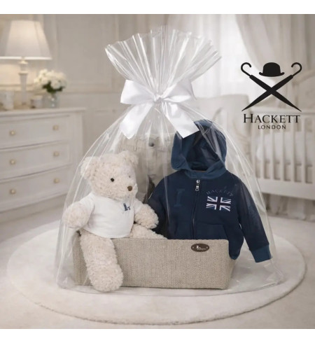 Hackett Baby Sweatshirt Set | Modern & Branded Gift Hamper – Bebedeparis.com