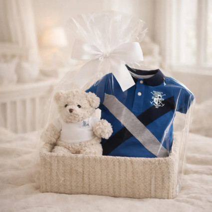 Hackett Polo Flag Baby Hamper | Stylish & Branded Newborn Gift – Bebedeparis.com