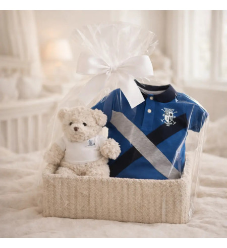 Hackett Polo Flag Baby Hamper | Stylish & Branded Newborn Gift – Bebedeparis.com