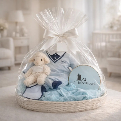 Hugo Boss Serenity Navy Baby Hamper | Luxury & Branded Gift – Bebedeparis.com