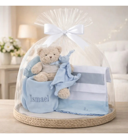 Embroidered "My Dream" Baby Hamper | Personalized & Elegant Newborn Gift – Bebedeparis.com