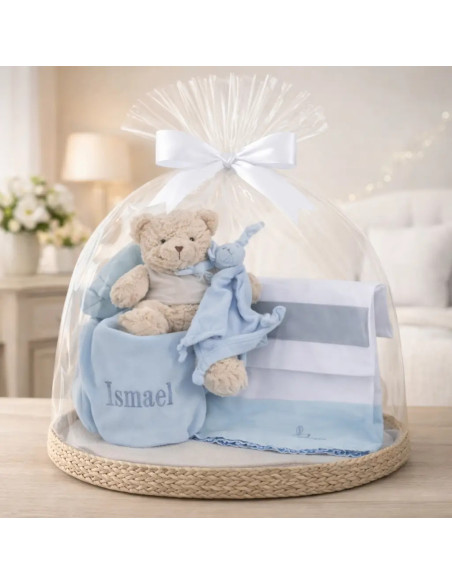 Embroidered "My Dream" Baby Hamper | Personalized & Elegant Newborn Gift – Bebedeparis.com