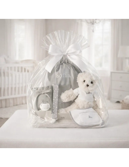 Personalized Pacifier Basket and Baby Essentials | Unique Newborn Gift Set