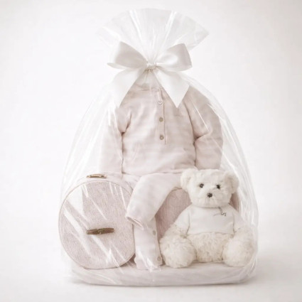 Happy Stripes Baby Hamper | Joyful, Practical & Personalized Gift – Bebedeparis.com