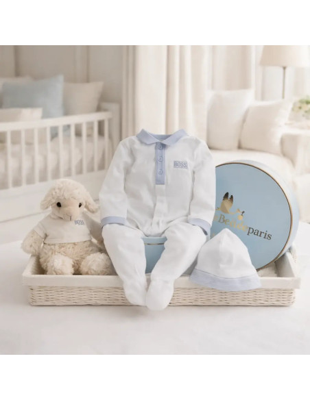 Hugo Boss Serenity Calm Baby Hamper | Elegant & Neutral Newborn Gift – Bebedeparis.com
