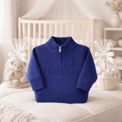 Hackett Baby Zip-Up Sweater | Premium British Style for Kids
