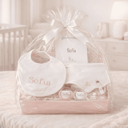 Personalized Bibs & Pacifiers Gift Set | Unique Newborn Present