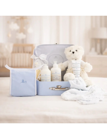 Baby Natural Skincare Set in Suitcase | Gentle & Complete Newborn Care