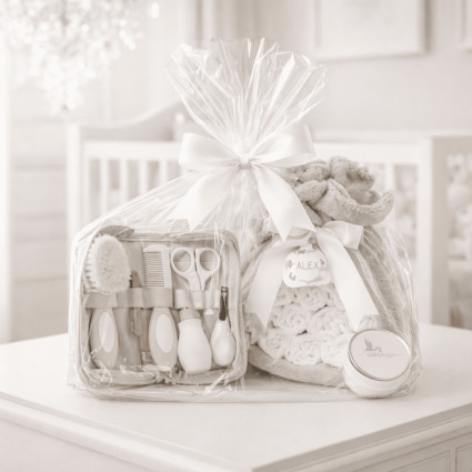 Diaper Cake with Baby Care Set | Practical and Thoughtful Newborn Gift