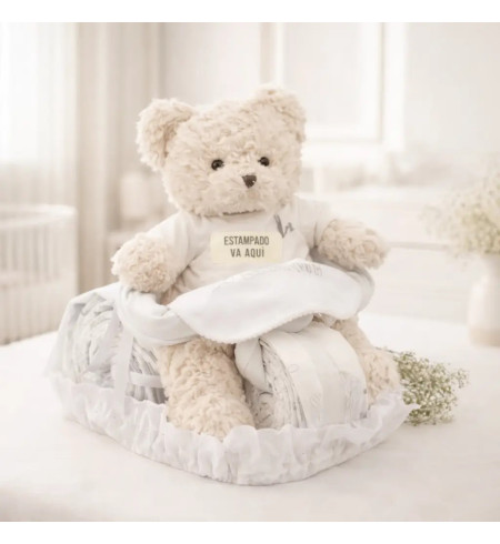 Motorcycle Diaper Cake with Biker Bear | Fun & Unique Baby Gift – Bebedeparis.com