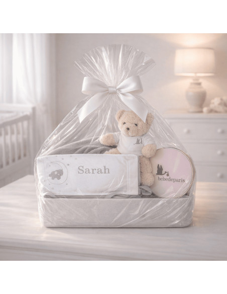 Personalized Baby Gift Set with Cushion | Unique Newborn Gift – Bebedeparis.com