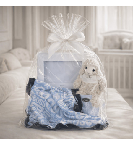 Hugo Boss Baby Blanket Set | Soft & Stylish Baby Gift – Bebedeparis.com