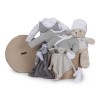 Velour Complete Baby Gift Basket Grey
