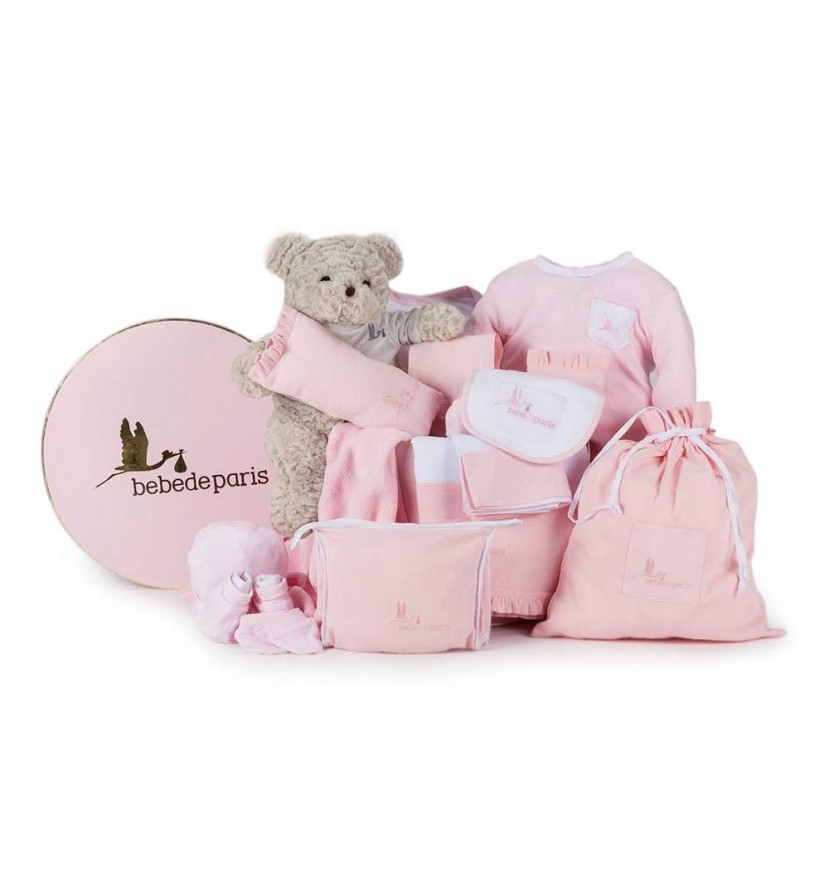 Classic Complete Baby Hamper Pink	