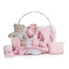 Classic Complete Baby Gift Basket Pink	