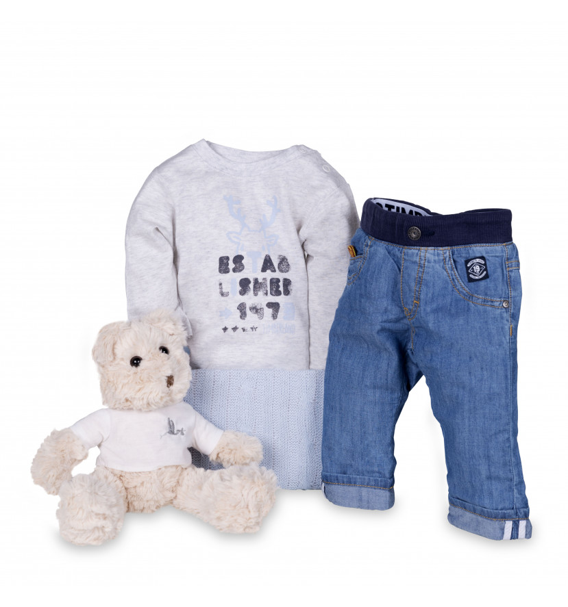 Timberland Baby Denim Jeans Gift Set