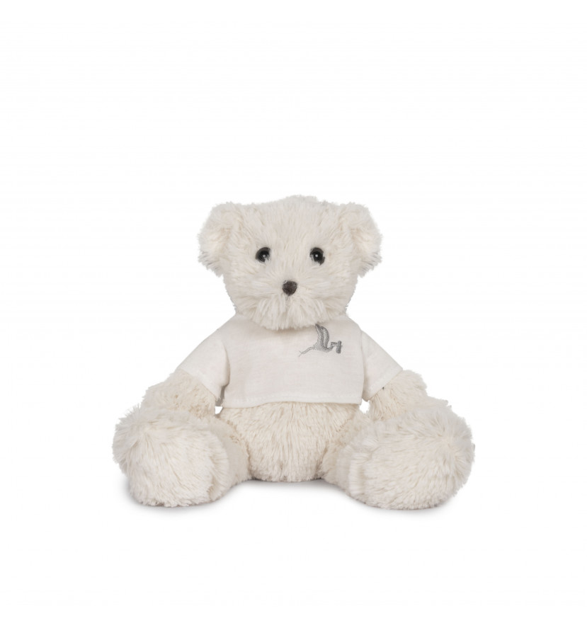 BebeDeParis Mini Teddy Bear White 30 cm