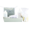 Set of baby beauty products grey