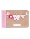 Overnight case with a pack of natural beauty products for babies blue
