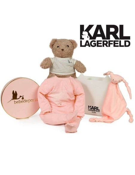 Canastilla bebé Karl Lagerfeld Serenity Rosa